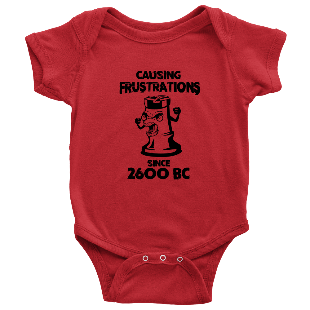 Chess Causing Frustrations since 2600 BC - Baby Onesie