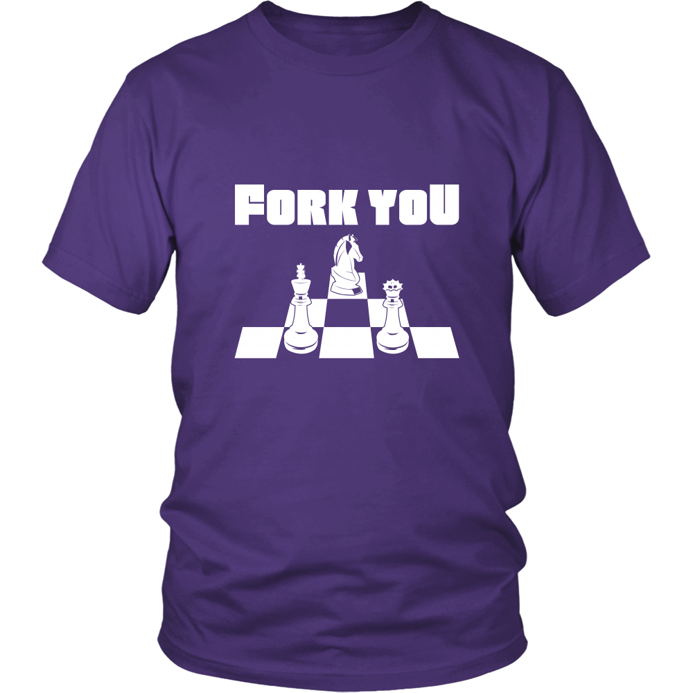 Fork you - Unisex Chess T-Shirt