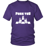 Fork you - Unisex Chess T-Shirt