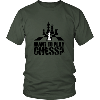Want to play chess? - Unisex T-Shirt