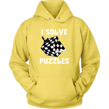 I Solve Puzzles - Rubick's Cube and Chess - Unisex Hoodie