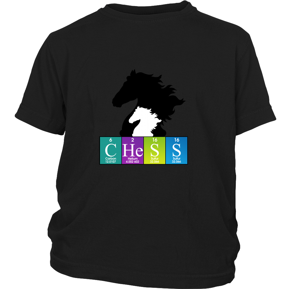 Chess Chemistry Periodic Table Youth T-Shirt