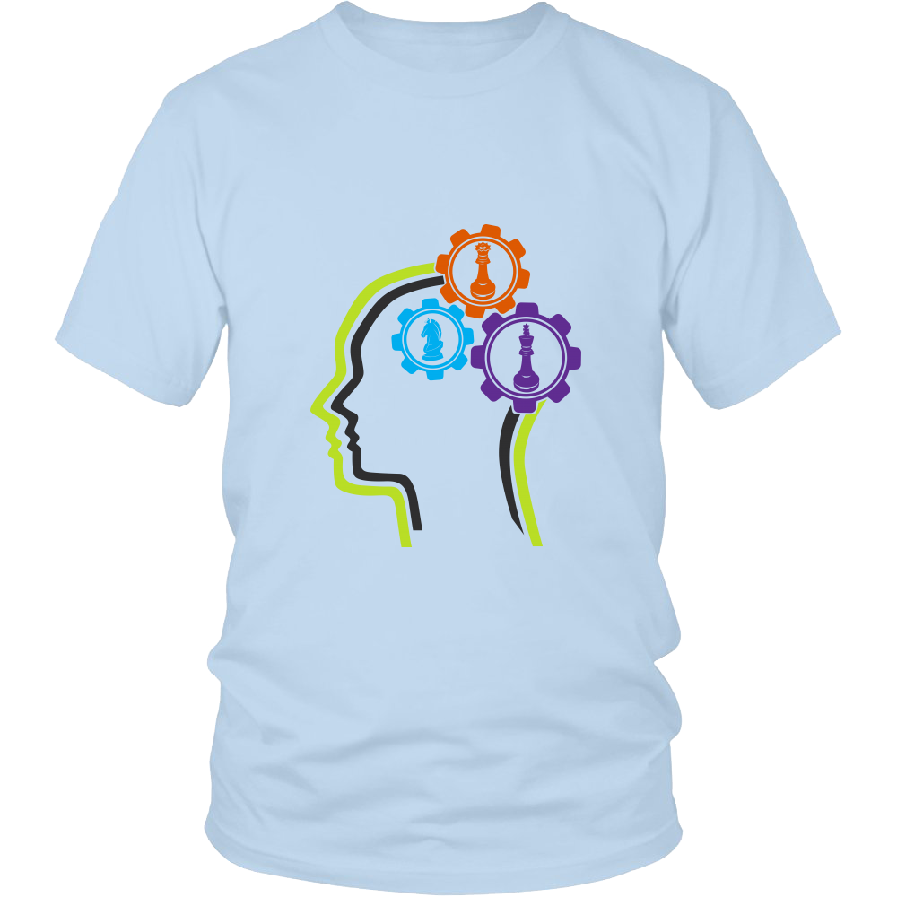 Chess in the mind - Chess Gears - Unisex T-Shirt