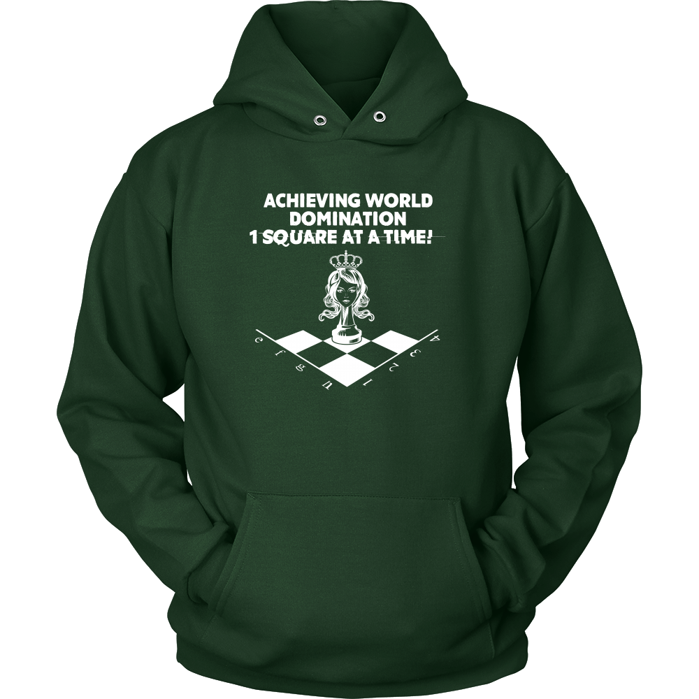 Achieving world domination one square at a time - Unisex Hoodie