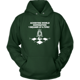 Achieving world domination one square at a time - Unisex Hoodie