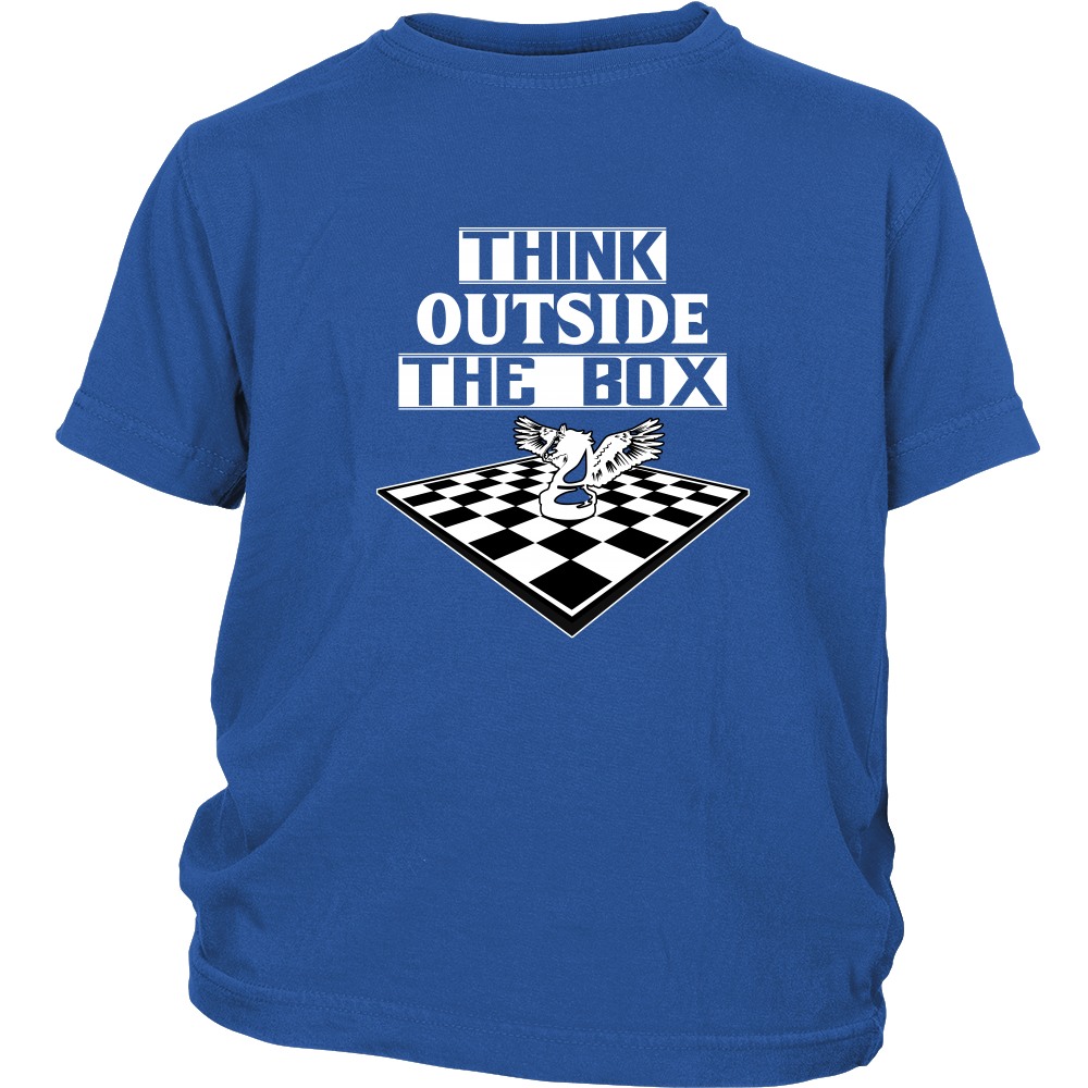 Think outside the box - Youth chess T-Shirt