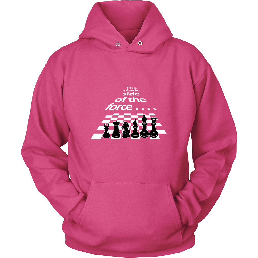 The dark side of the force - Chess board and pieces - Unisex Hoodie