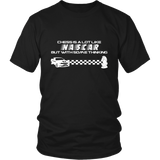 Chess is a lot like NASCAR but with some thinking - Unisex T-Shirt