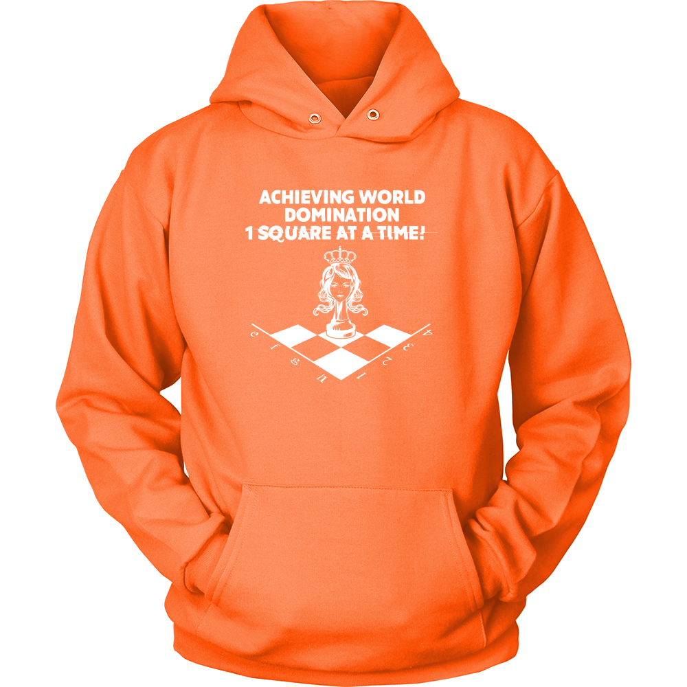 Achieving world domination one square at a time - Unisex Hoodie
