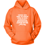 Studying chess makes you smarter across the board - Unisex Hoodie