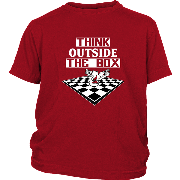 Think outside the box - Youth chess T-Shirt