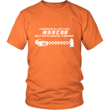Chess is a lot like NASCAR but with some thinking - Unisex T-Shirt
