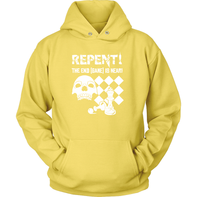 Repent! The end game is near - Unisex Chess Hoodie