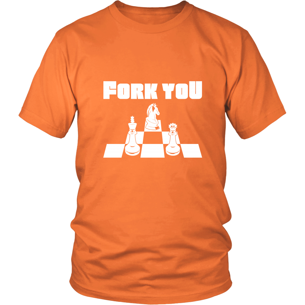 Fork you - Unisex Chess T-Shirt