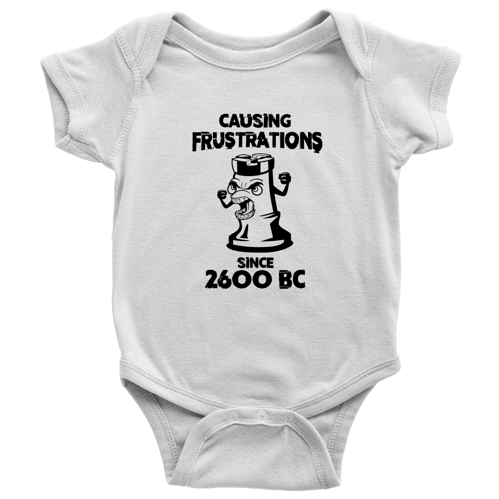 Chess Causing Frustrations since 2600 BC - Baby Onesie