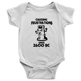 Chess Causing Frustrations since 2600 BC - Baby Onesie