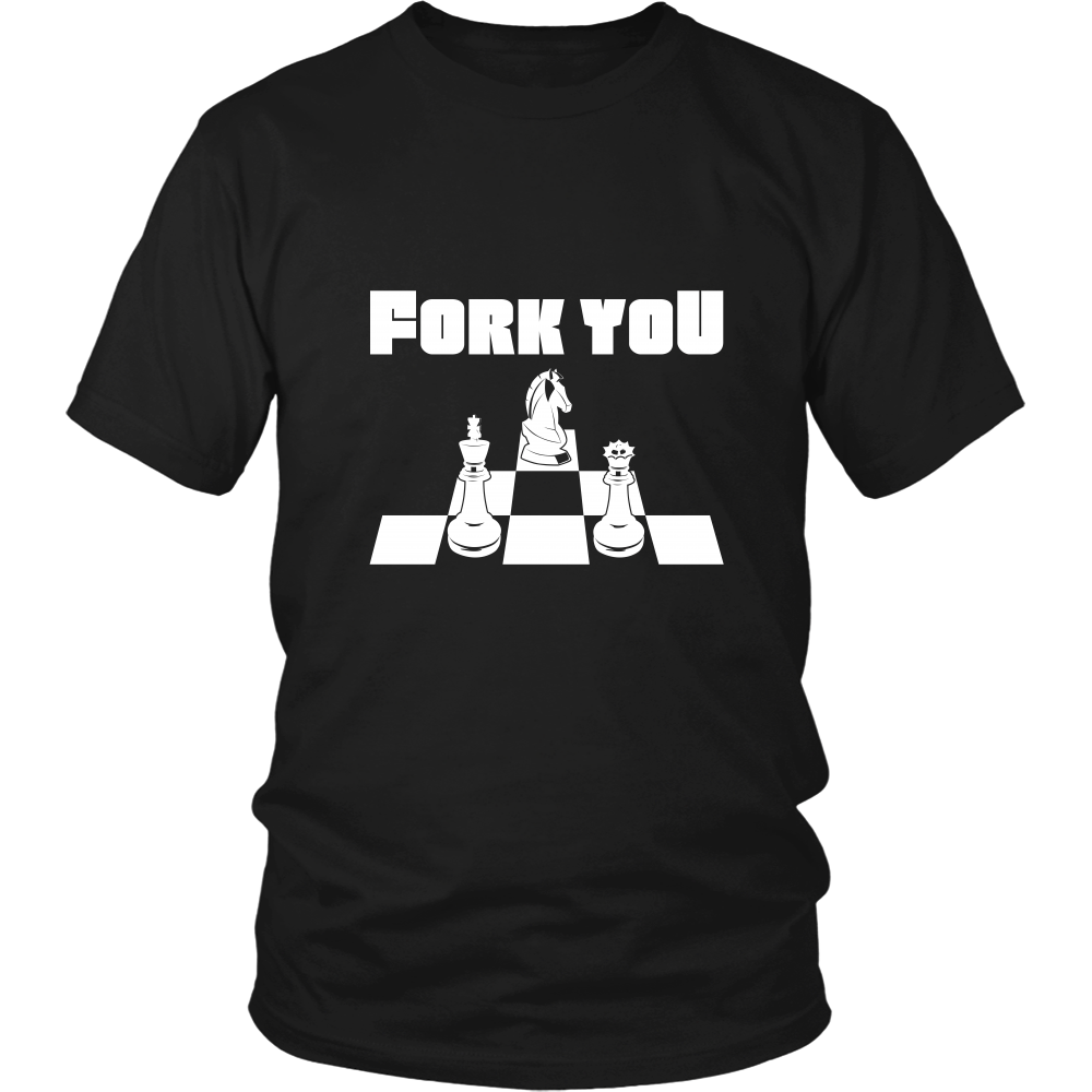 Fork you - Unisex Chess T-Shirt