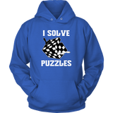I Solve Puzzles - Rubick's Cube and Chess - Unisex Hoodie