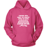 Studying chess makes you smarter across the board - Unisex Hoodie