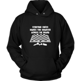 Studying chess makes you smarter across the board - Unisex Hoodie