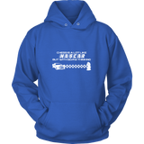 Chess is a lot like NASCAR but with some thinking - Unisex Hoodie