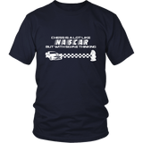 Chess is a lot like NASCAR but with some thinking - Unisex T-Shirt
