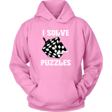 I Solve Puzzles - Rubick's Cube and Chess - Unisex Hoodie