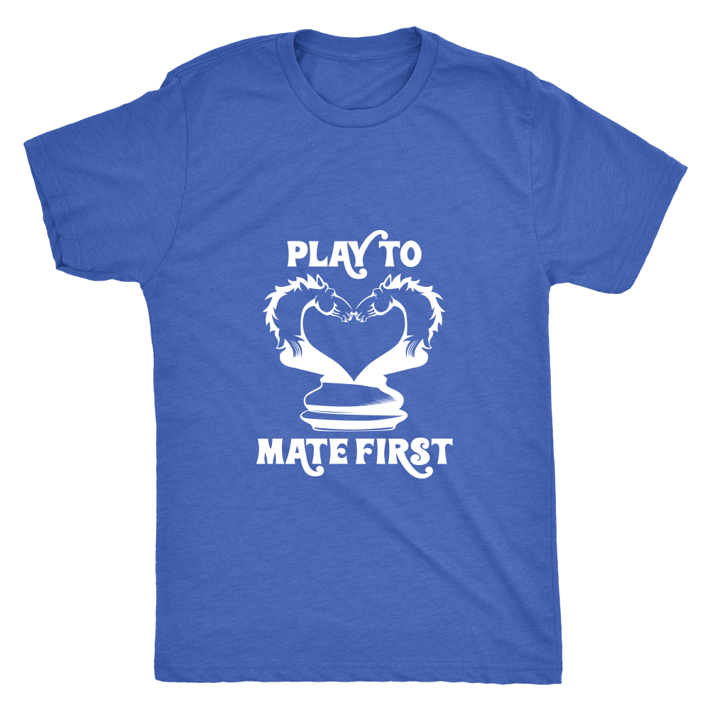 Play to mate first - Mens Triblend T-Shirt