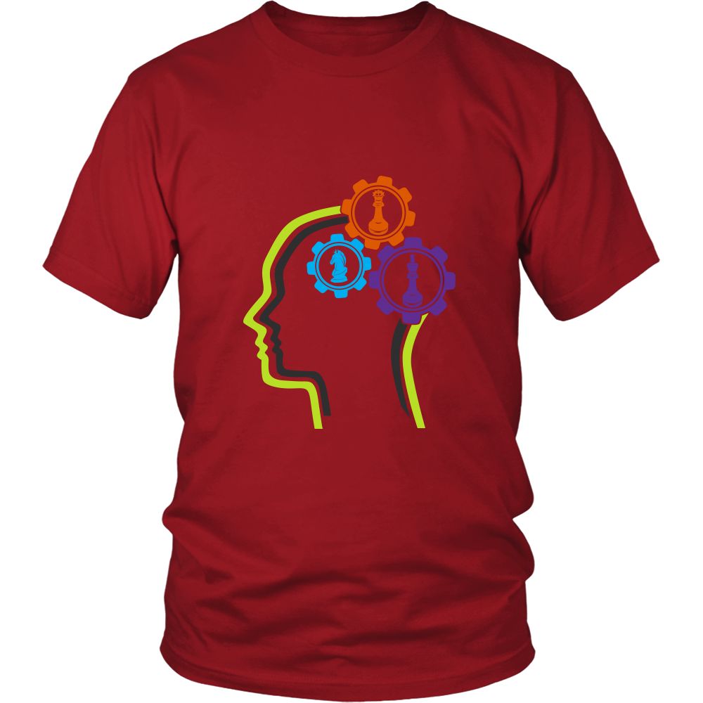 Chess in the mind - Chess Gears - Unisex T-Shirt