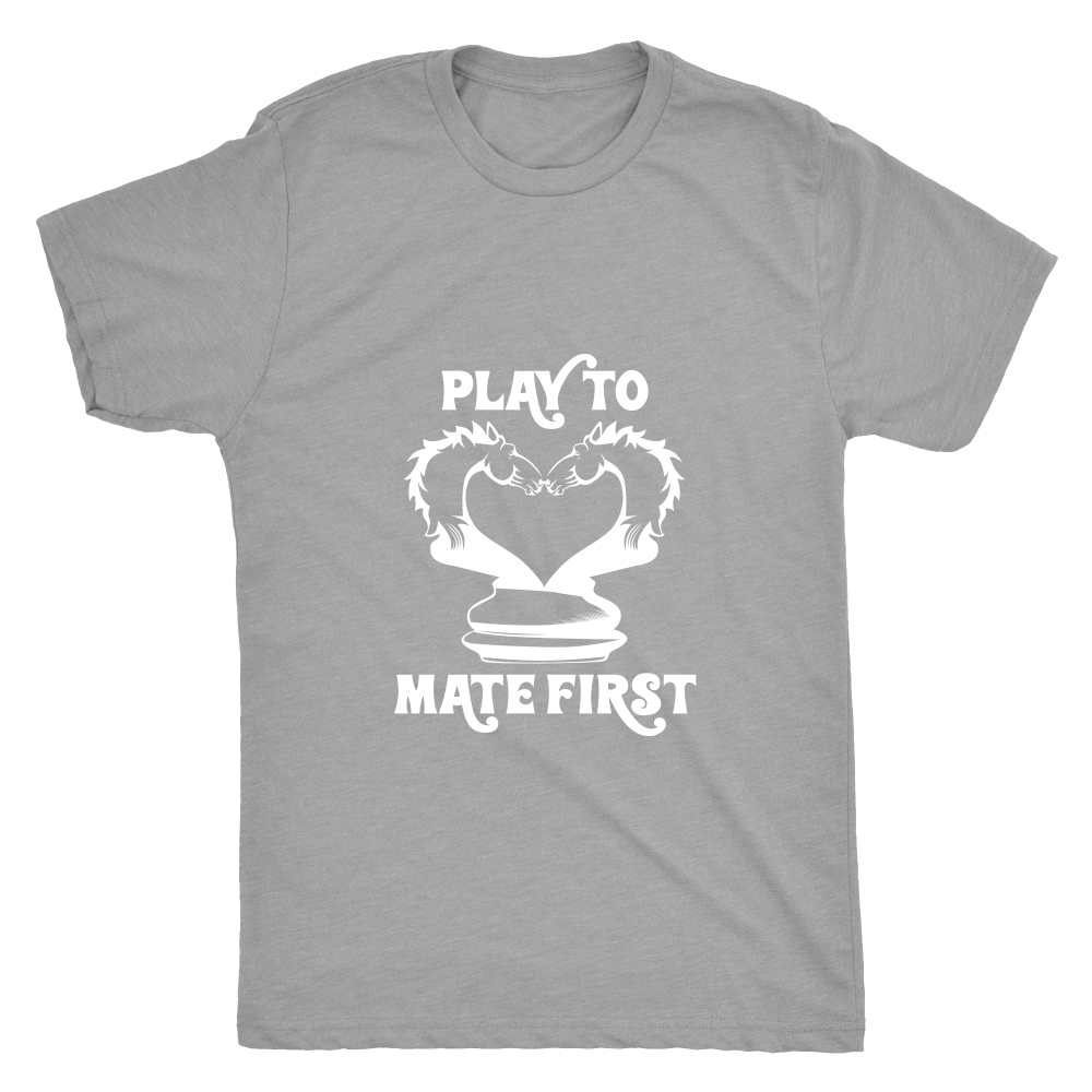 Play to mate first - Mens Triblend T-Shirt