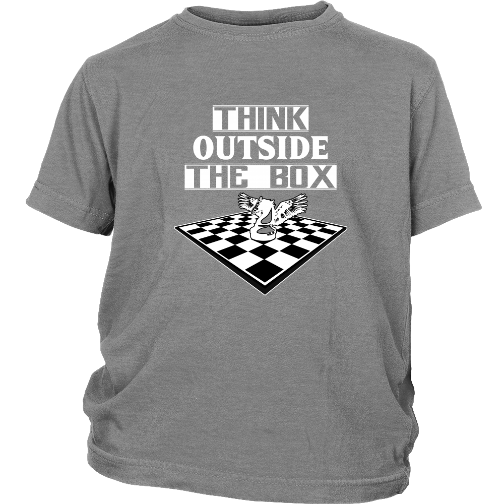 Think outside the box - Youth chess T-Shirt