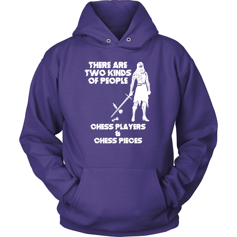 There are two kinds of people: Chess Players and Chess Pieces - Unisex Hoodie