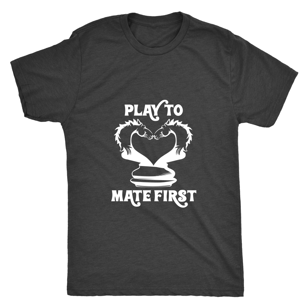 Play to mate first - Mens Triblend T-Shirt