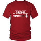 Chess is a lot like NASCAR but with some thinking - Unisex T-Shirt