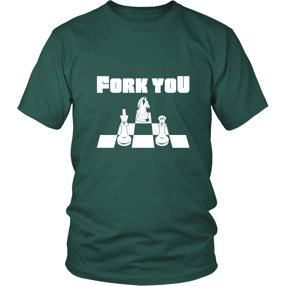 Fork you - Unisex Chess T-Shirt