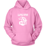 I love chess more than free wi-fi - Unisex Hoodie