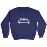 Chess is a lot like NASCAR but with some thinking - Crewneck Sweatshirt