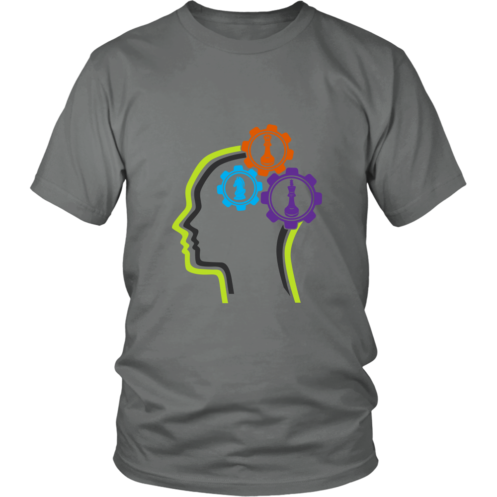 Chess in the mind - Chess Gears - Unisex T-Shirt