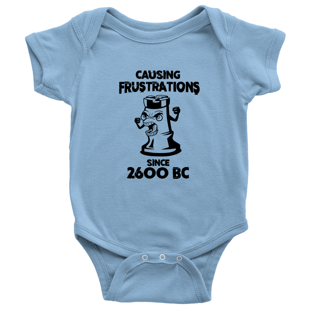 Chess Causing Frustrations since 2600 BC - Baby Onesie