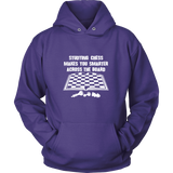 Studying chess makes you smarter across the board - Unisex Hoodie