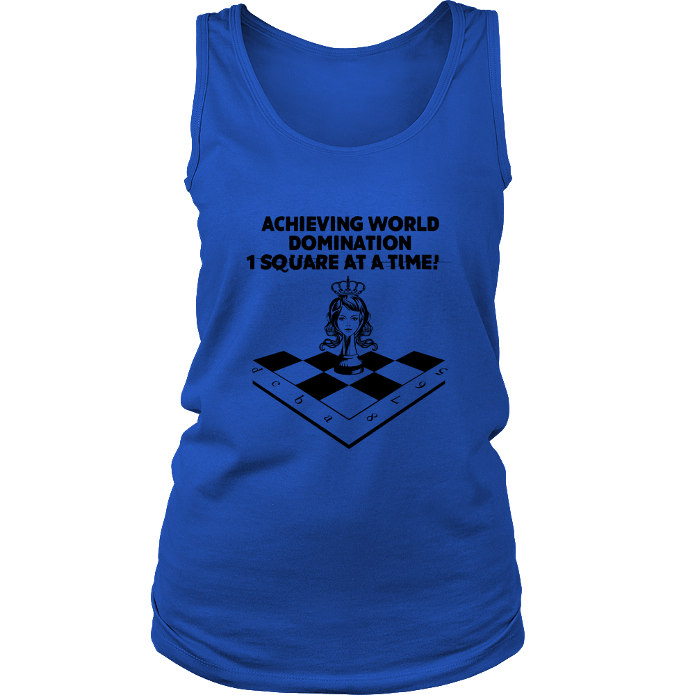 Achieving world domination one square at a time - Womens Tank top