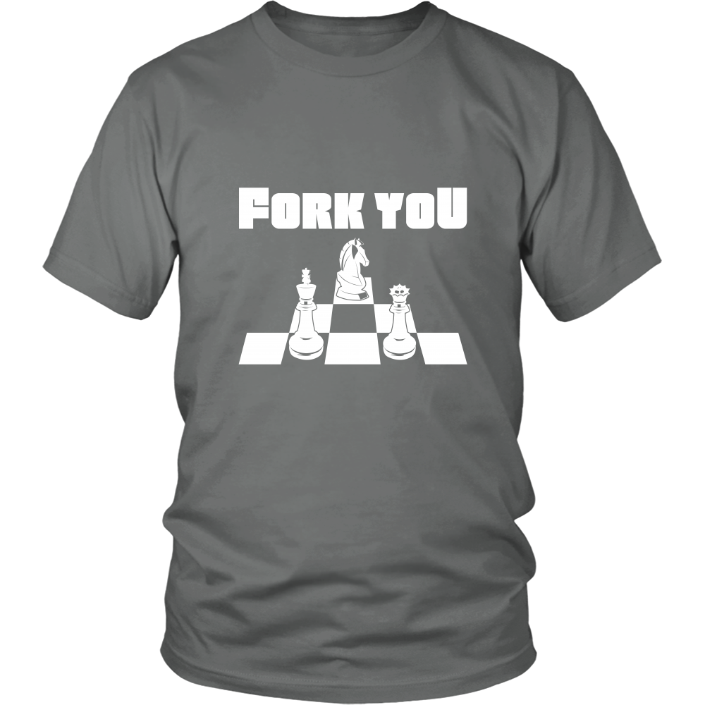 Fork you - Unisex Chess T-Shirt