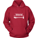 Chess is a lot like NASCAR but with some thinking - Unisex Hoodie