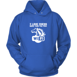 I love chess more than free wi-fi - Unisex Hoodie