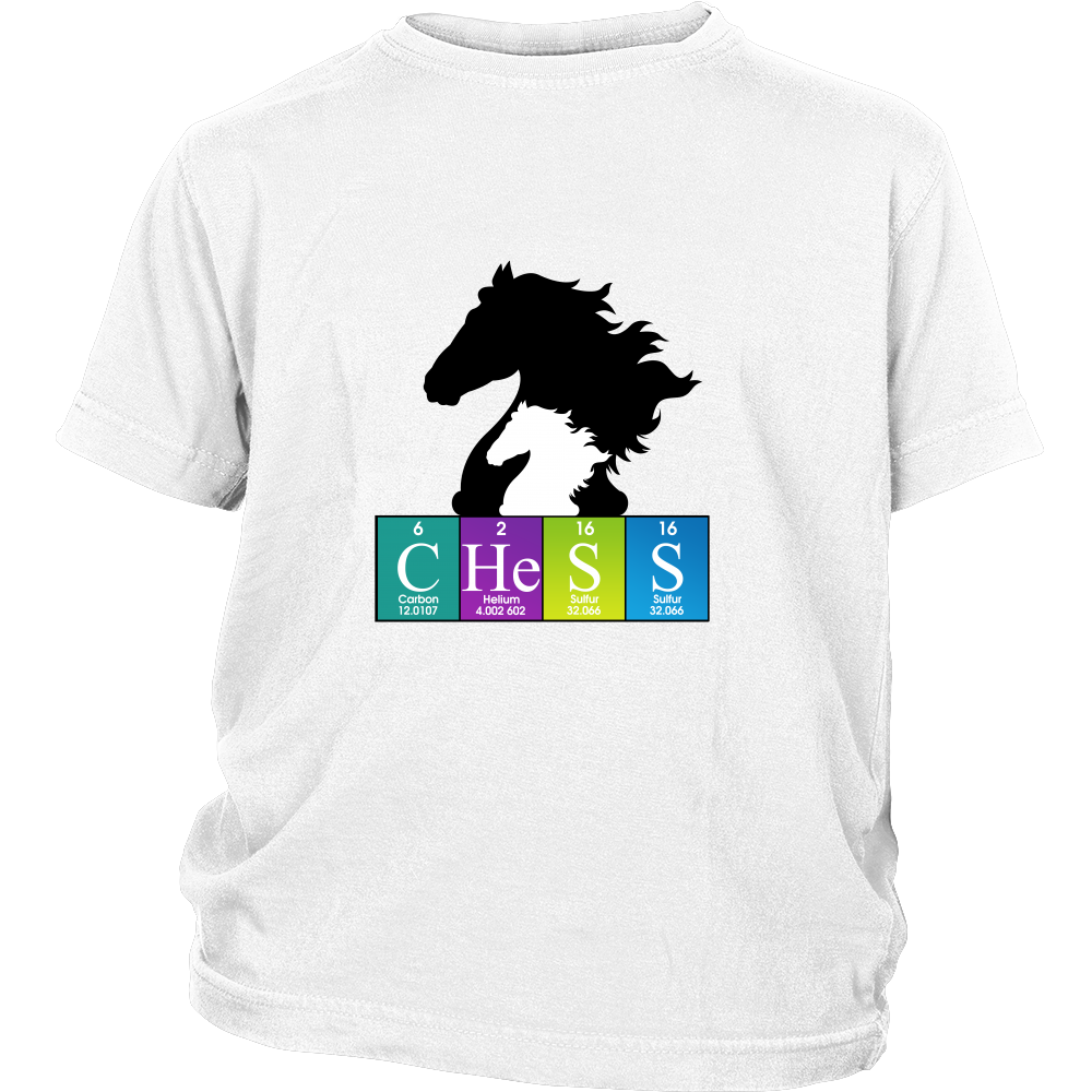 Chess Chemistry Periodic Table Youth T-Shirt