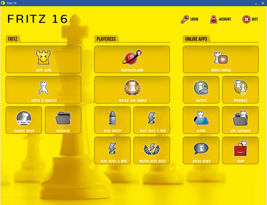Fritz 16 - Best Chess playing software - English Version