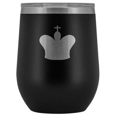 Chess King Laser etched Wine Tumbler