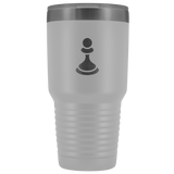 Laser etched Pawn 30 Ounce stainless steel Vacuum insulated hot and cold beverage Tumbler