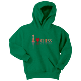 I heart chess - Youth hoodie