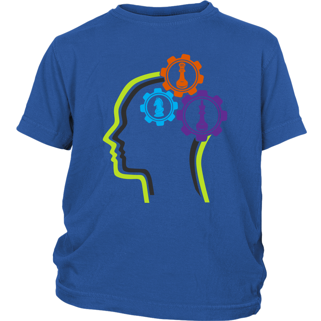 Chess in the mind - Chess Gears - Youth T-Shirt